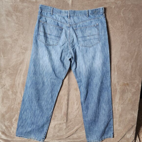 Calvin Klein Jeans Pants Straight Fit Size 40/32 Light Wash Denim Blue Jean - Picture 7 of 13